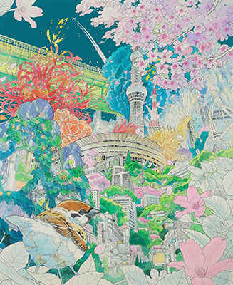 Originalbild für das Unterstützungsprojekt „Mosaikkunst mit allen“ der Olympischen Spiele 2020 in Tokio