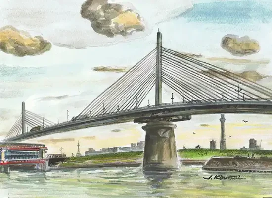 Γέφυρα άρπας Katsushika